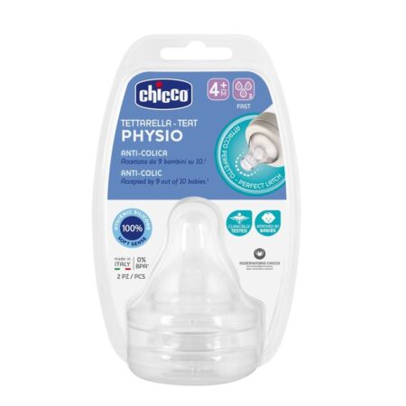 CHICCO Cumlík na fľašu Perfect Easy/Perfect 5/Well-Being fyziologický rýchly prietok 4m