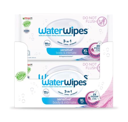 12x WATERWIPES Obrúsky vlhčené Body&Intimate 30 ks (360 ks)