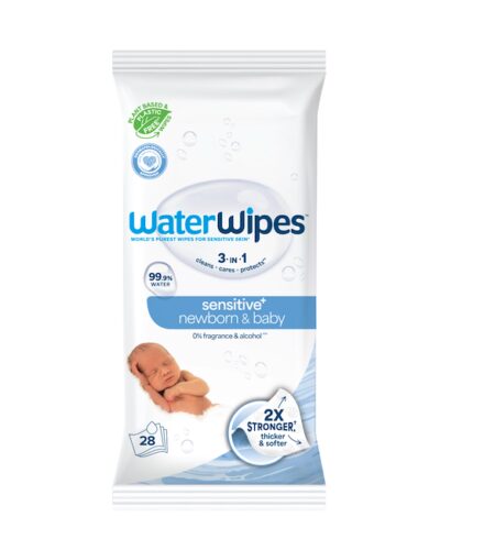 WATERWIPES Obrúsky vlhčené Newborn&Baby 3in1 28ks