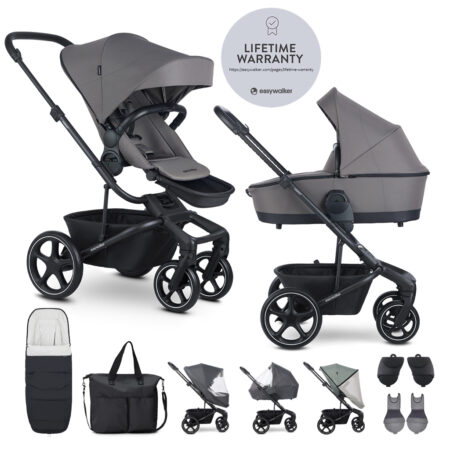 EASYWALKER Kočík kombinovaný Harvey⁵ Pebble Grey XXL RWS