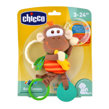 CHICCO Hryzačka/hrkálka vibrujúca opica