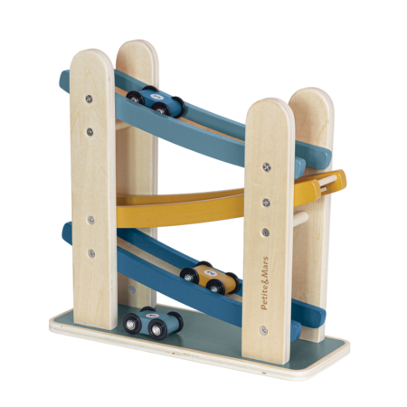 PETITE&MARS Hračka drevená pretekárska dráha Milky Way Wood of Mars 18m