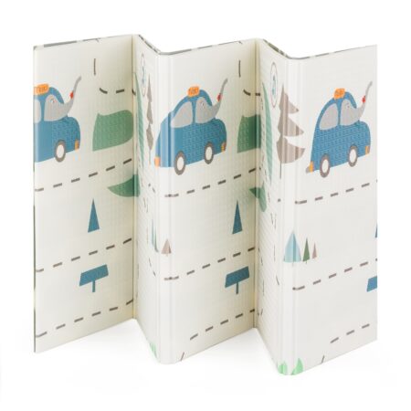 PETITE&MARS Podložka na hranie skladacia Campy Cars&Arabesca