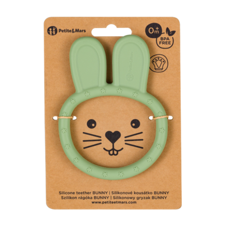 PETITE&MARS Hryzačka silikónová Bunny
