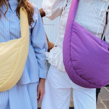 STUDIO NOOS - Puffy Cross Body Kabelka | Textured Purple