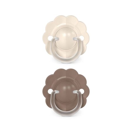 SUAVINEX | Cumlík SX PRO fyziologický 2 KS WONDERLAND NEW 6/18M - krémový + hnedý