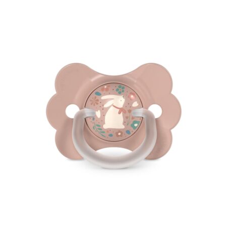 SUAVINEX | Cumlík SX PRO fyziologický BUTTERFLY WONDERLAND NEW  6/18m - ružový králik