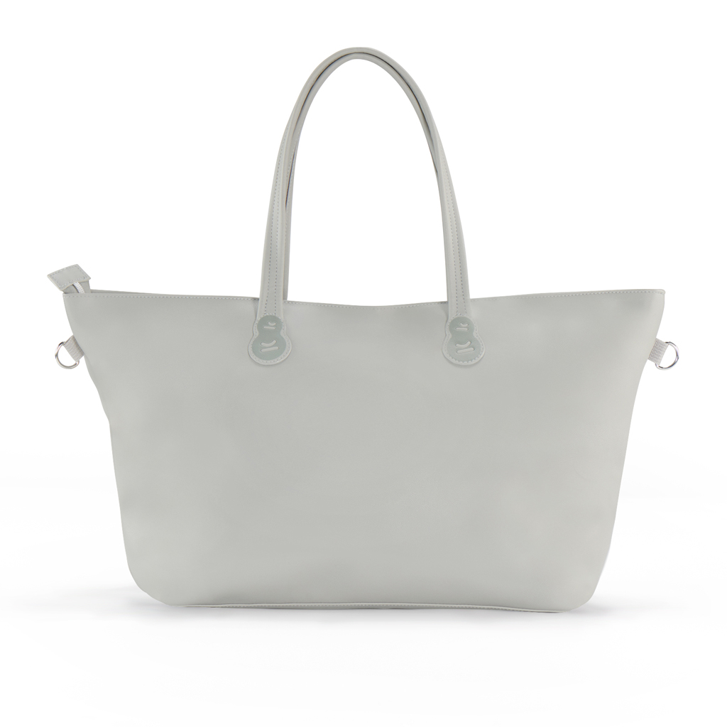 KINDERKRAFT SELECT Taška prebaľovacia Treasurebag Light Grey Nature Vibes, Premium – Obrázok 3