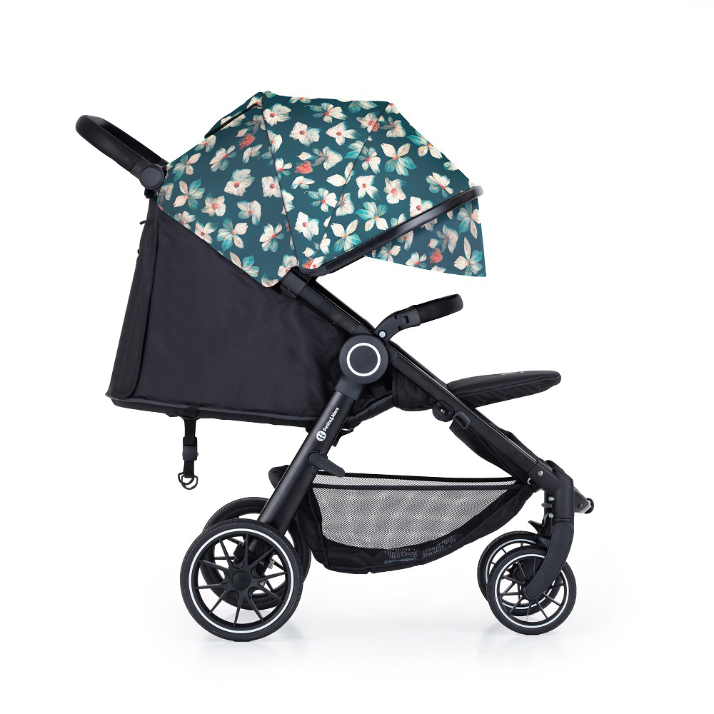 PETITE&MARS Kočík Street+ RWS Black Limited 100 Flowers – Obrázok 3